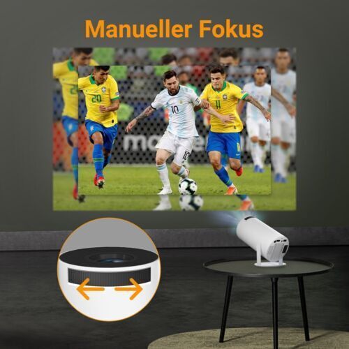 2025 NEU Beamer Projektor 4K UHD WiFi Bluetooth Android TV Heimkino Mini Tragbar