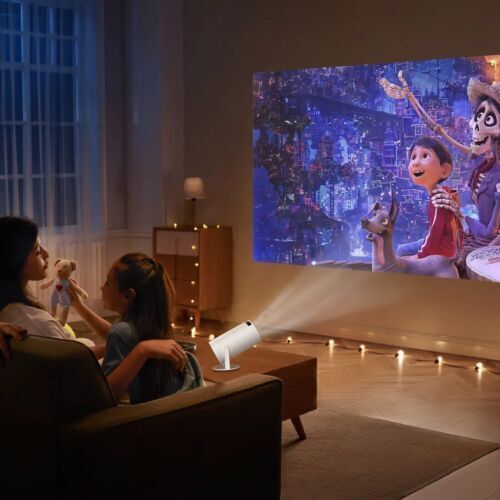2025 NEU Beamer Projektor 4K UHD WiFi Bluetooth Android TV Heimkino Mini Tragbar